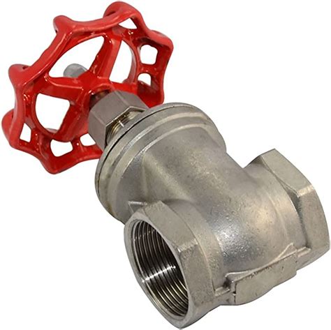 Amazon Megairon Heavy Duty Gate Valve With Red Handle