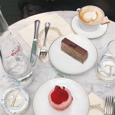 Brian Archi Food on Instagram Ladurée Latte Coffee Ispahan