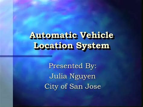 PPT - Automatic Vehicle Location System PowerPoint Presentation, free ...