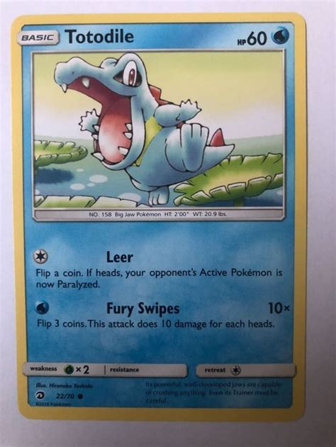 Totodile Pokemon TCG Kaufen Auf Ricardo