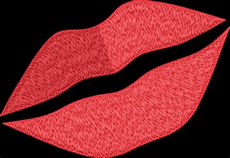 Lips Machine Embroidery Design Kiss Embroidery Lips Etsy