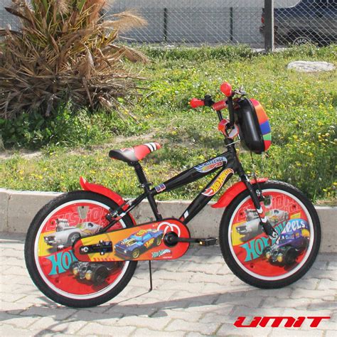 Ümit Hot Wheels Bmx Jant Çocuk Bisikleti Siyah Kırmızı