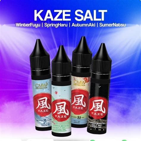 Jual Salt Kaze Ml Mg Salt Nic Series Autumn Aki Winter Fuyu