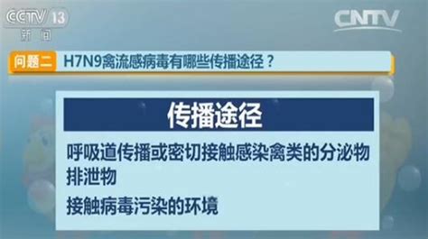 H7n9禽流感病毒的传播途径和预防方法新闻频道央视网