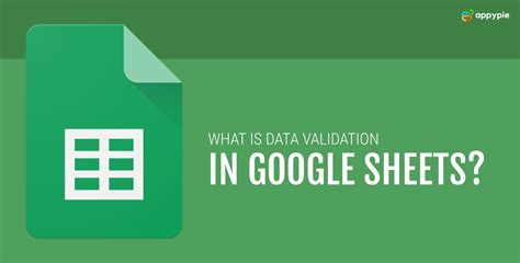 Ultimate Guide To Data Validation In Google Sheets