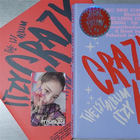 Jual Itzy Cil Photobook Version Full Set Unsealed Crazy In Love Special