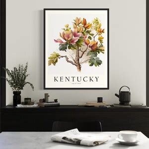 Kentucky State Tree Art Print, Tulip Tree Wall Art, State Tree Symbol ...