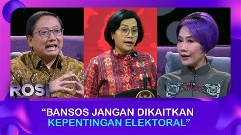 Sri Mulyani Harap Warga Tak Mampu Tahu Sumber Uang Bansos Ini Kata