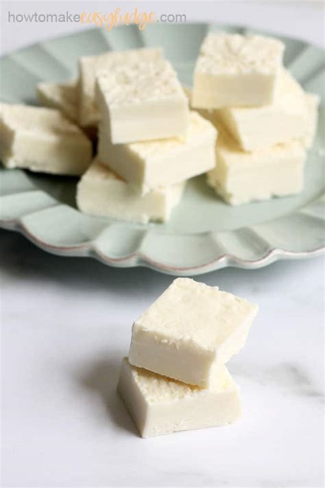 White Chocolate Fudge 2 Ingredient Fudge In The Microwave