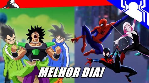 Assistimos A Homem Aranha No Aranhaverso E Dragon Ball Super Broly Na