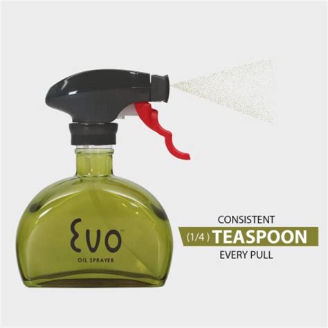 Evo Glass Trigger Sprayer Bottle Non Aerosol For Olive Oil And Cooking