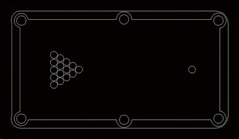 Pool Table Autocad Drawing - Free CAD Download