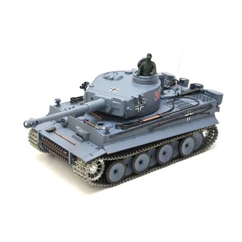 Rc Panzer German Tiger I Mit Rrz Heng Long Grau Rauch Sound