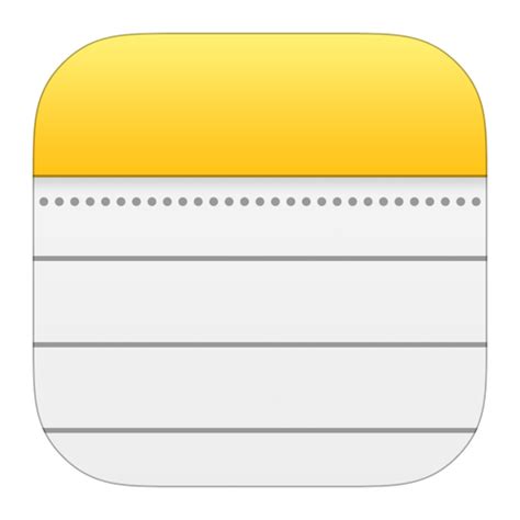 Notes Icon iOS 7 PNG Image | App store icon, App icon design, Ios