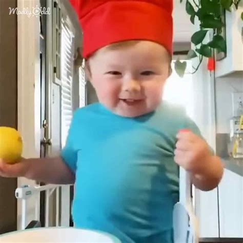 Cutest baby chef goes viral with his cooking videos