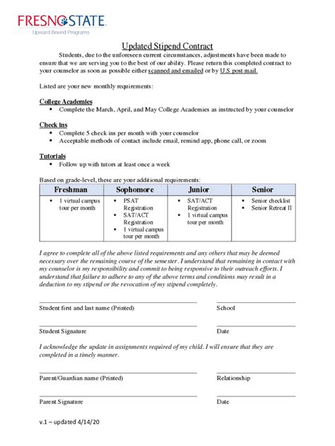 Fillable Online Stipend Sample Clauses Sampleslaw Insider Fax