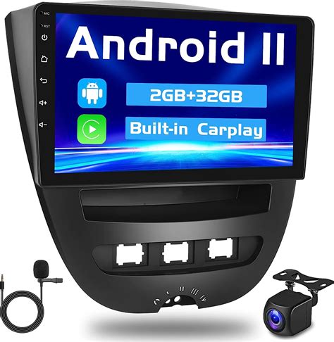 Hikity Autoradio Android Gb Gb Pour Toyota Aygo