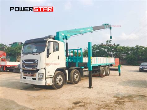 Vente Chaude Philippines ISUZU GIGA 8x4 12 Roues Palfinger Boom Grue