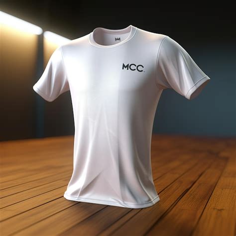 Maqueta De Una Camiseta Blanca Foto Premium