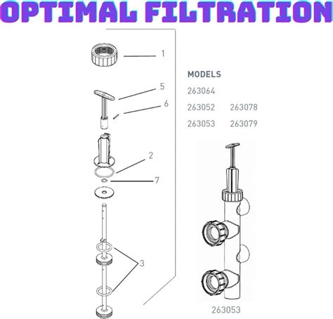 Piston Shaft Assembly Compatible With Pentair FNS Slide Valve 263055 EBay