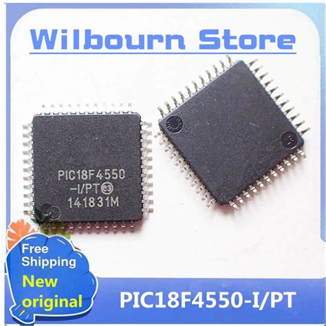 1PCS 10PCS LOT Free Shipping PIC18F4550 I PT 18F4550 I PT PIC18F4550