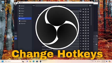 How To Change Setup Hotkeys In OBS Studio Guide YouTube