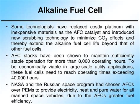 Ppt Chapter 08b Overview Of Fuel Cell Types Lecture Notes Dr Sammia