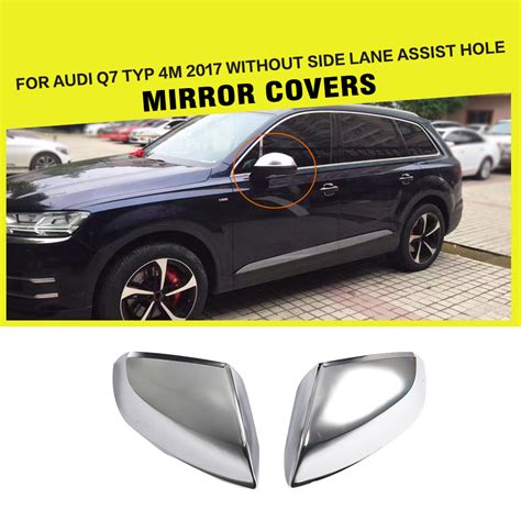 Abs Side Rearview Mirror Cover Caps For Audi Q7 Typ 4m Sq7 Sline Sport Utility 2016 2019 Without