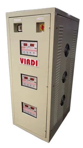 Three Phase Air Cooled Servo Voltage Stabilizers For Commercial 30