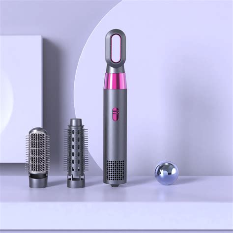 Two In One Hot Air Comb Straight Hair Styling Automatic Suction Curling Electric Hair Dryer