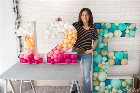 C Mo Hacer Letras Y N Meros D Gigantes Para Rellenar Con Globos