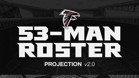 Atlanta Falcons 53 Man Roster Projection V2 0