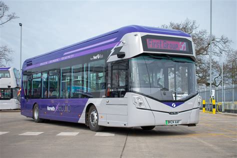 Network Norwich Electric First Bus