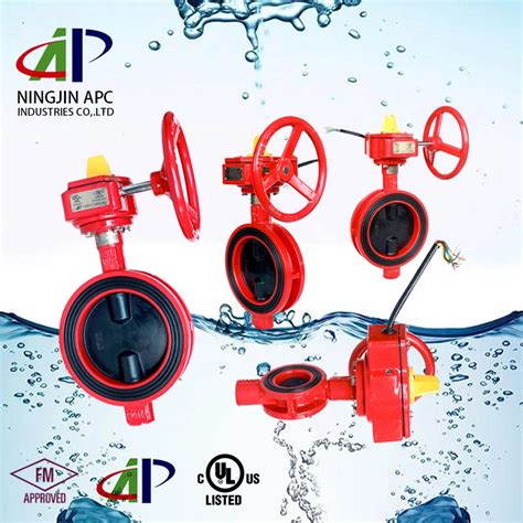 Psi Butterfly Valve Wafer Type Ul Fm Fire Fighting Equipment China