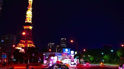 Tokyo Tower Stock Video Footage for Free Download