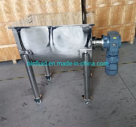 L Stainless Steel Horizontal Feed Mixer Double Helical Ribbon