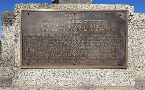 Union Miners Cemetery Monument Mount Olive Illinois Flickr