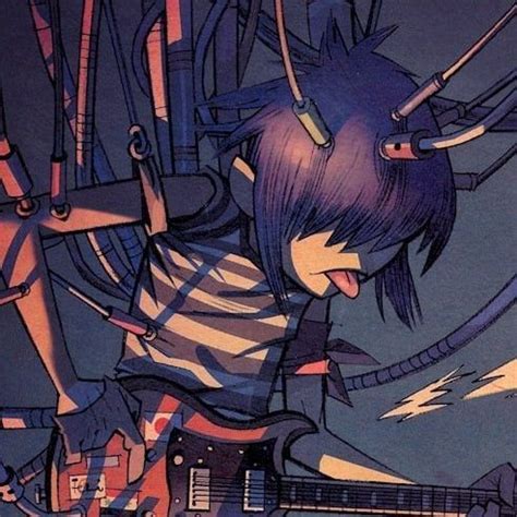 Cyborg Noodle Gorillaz Noodle Gorillaz Art D And Noodle Jamie