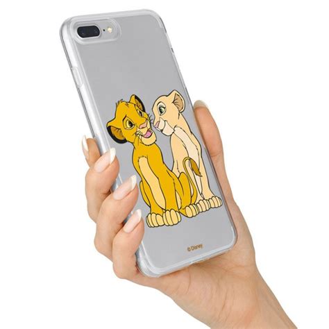 Capa Para Samsung Galaxy S Fe Oficial Disney Simba E Nala Silhouette