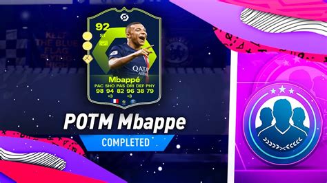 92 POTM MBAPPE SBC Cheapest Method FC24 YouTube