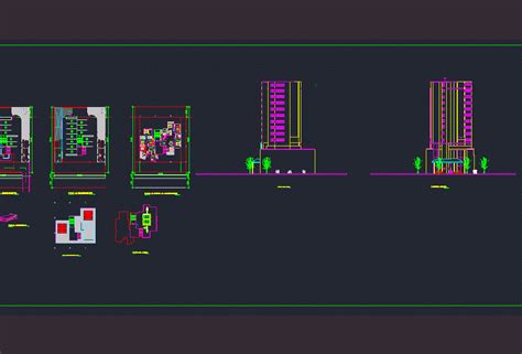 Installation Of Air Conditioning Building D Dwg Block For Autocad