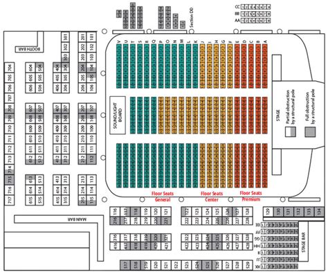 Floor Layouts - Surf Ballroom