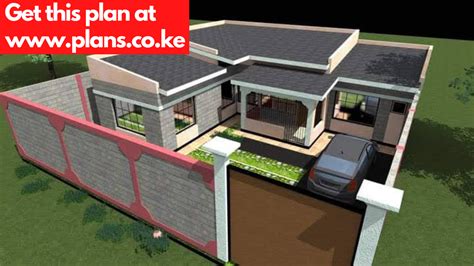 2 Bedroom House Plan A004 - House Plans Design Kenya