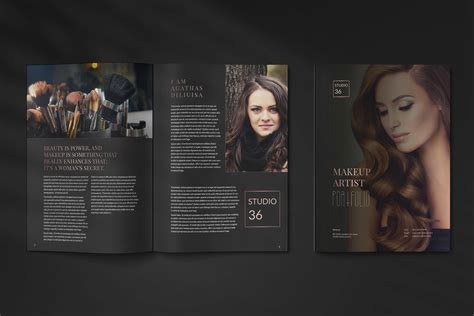 Makeup Artist Portfolio Design Template :: Behance