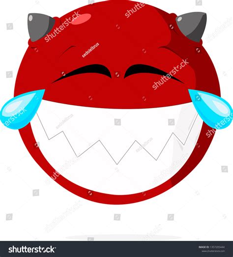 Evil Imp Colored Emoji Sticker Icon Stock Vector (Royalty Free ...