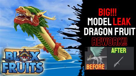 Official Dragon Fruit Rework Model Leaked By Blox Fruits Developer