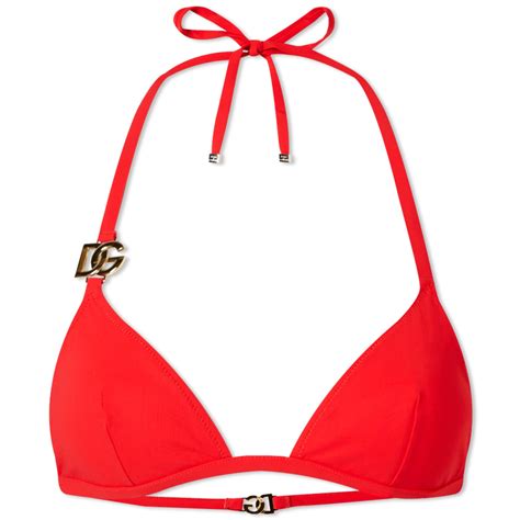 Dolce Gabbana Tanga Logo Bikini Arancio Scurissimo End