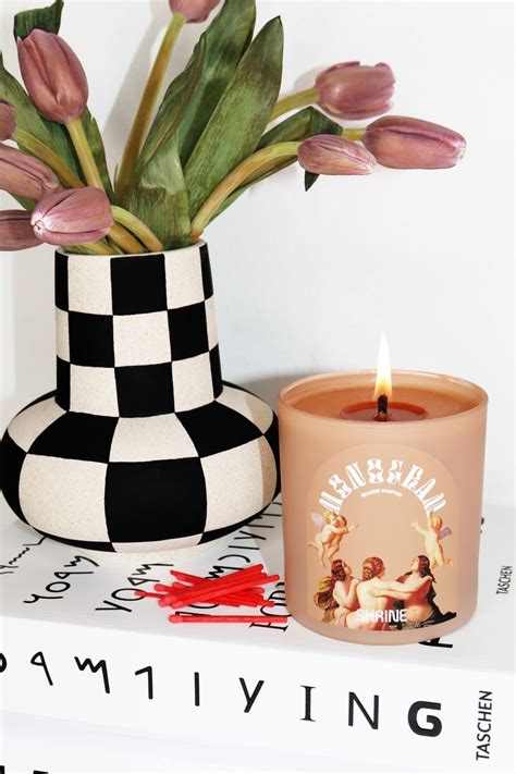MONOGRAM MONOCHROMATIC NUDE CANDLE Candles Burning Candle Candle Jars