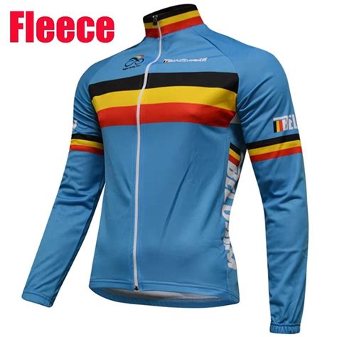 Maillot de ciclismo térmico para hombre camiseta de manga larga sin