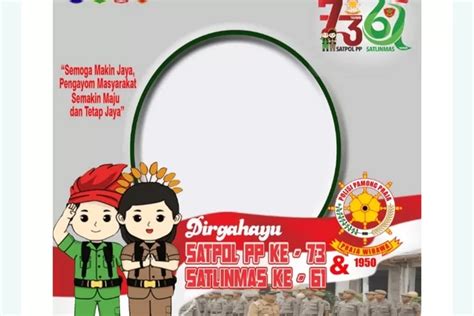 10 Link Twibbon HUT Satpol PP Ke 73 Tahun 2023 Yang Gratis Dengan